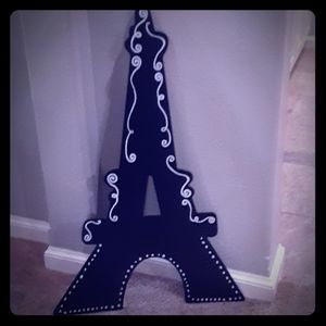 Eiffel Tower chalk board